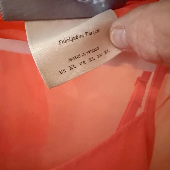 BHLDN Charlotte Short-Sleeve Organza Midi Dress size XL - Picture 6 of 10